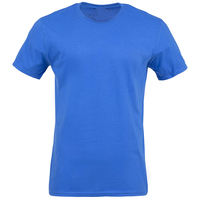 Camisetas transpirables 100% algodón de corte ajustado para hombre - Anti-bolitas, manga corta, con logo personalizado, cuello redondo, uso casual al aire libre, tejido peinado