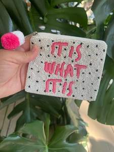 High Quality Cowboy Beaded <b>Pouch</b> Multi-Colour Handcrafted Western <b>Mini</b> Coin Purse Zipper Closure Canvas Fashion Accessory - Product Image 4