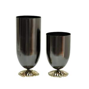 Florero de metal decorativo hecho a mano, jarrón de Arte Moderno hecho a mano de lujo para la decoración del hogar y del hotel - Product Image 2