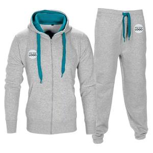 Conjunto Deportivo de Pantalón y Sudadera con Capucha de Manga Larga + Pantalones Deportivos con Cintura Elástica, Chándal Pesado para Hombre - Product Image 5