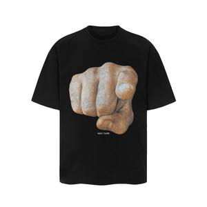 เสื้อยืดลำลองใส่ได้ทั้งชายและหญิงคอกลมแขนสั้นผ้าฝ้าย150กรัมทนทานออกแบบมาพร้อมกับสไตล์สตรีทแวร์พิมพ์ลาย - Product Image 2