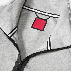 Sweat à capuche d'hiver personnalisé en molleton technique pour homme, OEM, haute qualité, streetwear, séchage rapide, respirant, uni, avec poche - Product Image 5