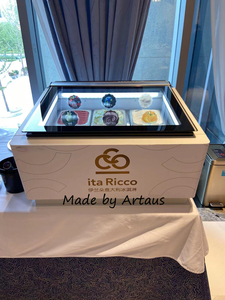 Artaus fabbrica tradizionale Gelato italiano espositore per Gelato da banco vetrina OEM Freezer frigo che crea autentico italiano - Product Image 4