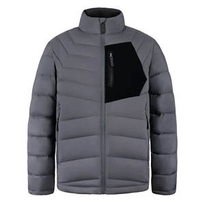 Chaqueta acolchada de color personalizado OEM para hombre, corte ajustado, lisa, diseño nuevo, chaqueta acolchada para hombre - Product Image 1