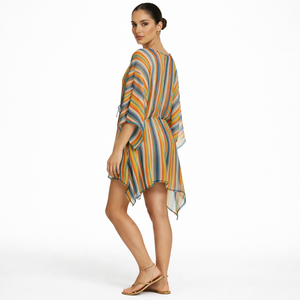 Caftan de plage pour femmes, motif animal moderne, imprimé, respirant, designs courts - Product Image 6