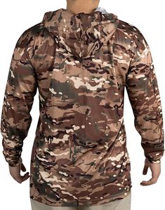 Camiseta con Capucha de Camuflaje Verde Militar para Hombre, Personalizada con Sublimación, Protección Solar, Camisas de Pesca, Uniforme Táctico - Product Image 3