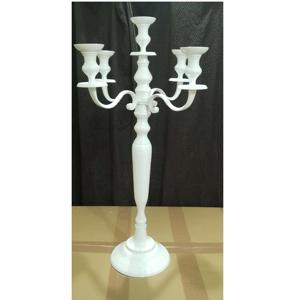 Portavelas de pieza central de plata con cuenco de cristal para decoración de boda/Fiesta de cuatro niveles para decoración de boda decoración de hotel - Product Image 5