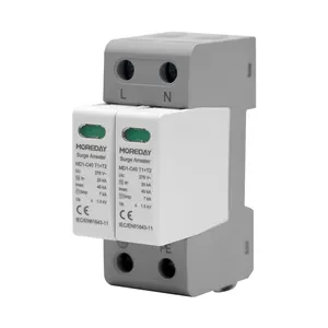 MOREDAY AC Power 25kA 40kA 275V Two Phase low-voltage Surge Protector SPD Type 1+Type 2 surge arrester