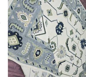 Tapis anciens en laine de haute qualité noués à la main 8x14 9x12 Multicolores Tapis de prière faits à la main pour la maison CR34 - Product Image 4