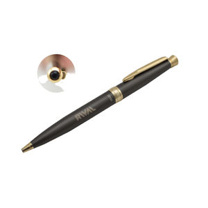 Stylo à bille en métal de luxe Pipedrive Meilleure promotion pour les étudiants et le personnel de bureau Regard simple et élégant au meilleur prix - Product Image 6