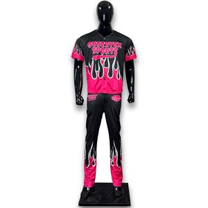 Ensembles d'uniformes de baseball à manches courtes de haute qualité Séchage rapide et respirant en grande quantité pour les vêtements de baseball et de softball - Product Image 1