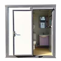 Toilet Portabel Ramah Lingkungan Suihe Modern Steel dengan Tirai Mandi Stylish - Garansi 1 Tahun, Pemasangan Mudah, Dukungan Teknis Online