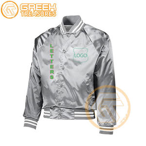 Alpha personnalisé | Veste universitaire brodée en satin Kapa Sorority Vêtements grecs respirants de haute qualité Vestes Alpha pour femmes - Product Image 6