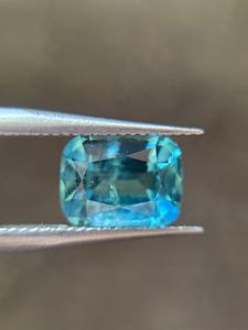 Tourmaline naturelle de haute qualité, taille ovale, pierre bleu-vert, bijoux en gros, pierres précieuses en vrac, approvisionnement, 2 carats - Product Image 4