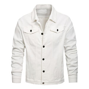 2025 haute qualité hommes vestes respirant personnalisé Denim veste pour homme élégant tenue décontracté Denim homme vestes - Product Image 1