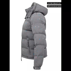 Veste d'hiver matelassée légère, imperméable et coupe-vent pour homme, service OEM pour la vente en gros en Europe - Product Image 3