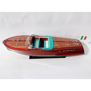 34 "SUPER RIVA TRITONE MODÈLE DE BATEAU EN BOIS FABRIQUÉ À LA MAIN PRÊT pour L'AFFICHAGE-MODÈLE DE BATEAU DE VITESSE POUR LA DÉCORATION, LE CADEAU, LA VENTE EN GROS - Product Image 4