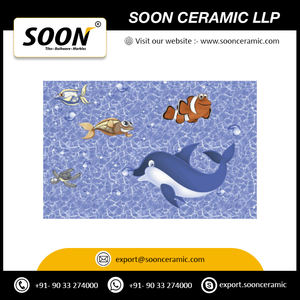 Azulejo de cerámica de alto brillo de 12x12 pulgadas con superficie lisa para azulejos sofisticados de oficina y espacios comerciales - Product Image 3