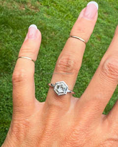 Anillo de Compromiso de Oro de 14K con Certificado IGI para Mujer, Zirconia CVD VVS DEF, Todas las Formas de Corte, Anillo de Boda Personalizado - Product Image 2