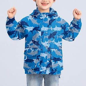 Chaqueta cortavientos para niños, chaqueta informal cómoda, chaqueta cortavientos para niños, actividades diarias al aire libre - Product Image 3