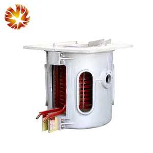 HONGTENG Steel slab copper brass iron scrap induction furnace 2000c small induction furnace for melting steel 100KG 250KG 500KG