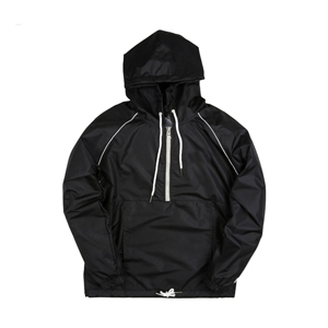 Woolen Stand Collar Winter Windbreaker <b>Jacket</b> Lightweight <b>Waterproof</b> Breathable with High Street Style Hood Zipper - Product Image 5