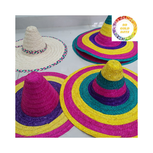HOT DEAL DISFRAZ MEXICANO LIGERO SOMBRERO VENTA AL MAYOR PARA ACTIVIDADES AL AIRE LIBRE HOJAS ESTILO MÉXICO - Product Image 2