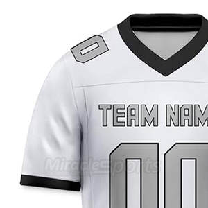 Maillot de football américain avec logo personnalisé de conception supérieure Maillots de football américain respirants évacuant l'humidité - Product Image 4