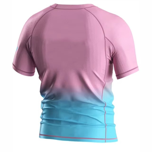 Rashguard OEM pour arts martiaux, sur mesure, manches longues, MMA, BJJ, fitness, grappling, séchage rapide, respirant - Product Image 3