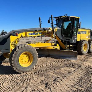 Potente livellatore komatsu Road <span class=keywords><strong>Machine</strong></span> con lama regolabile ad alta trazione e capacità di lavoro stradale superiore - Product Image 3