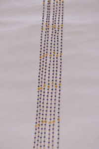 Royal Blue Star Charms Gold Plated <b>Rosary</b> Chain Wire Wrapped Rondelle Glass Beads Chain for DIY Jewelry Making Necklace Bracelet - Product Image 5