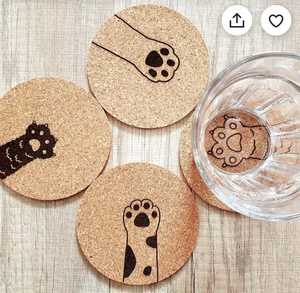 Posavasos de madera 100% natural de excelente calidad, posavasos cuadrados de nogal ecológicos de lujo para bebidas a bajo precio. - Product Image 6
