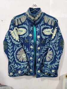 เสื้อแจ็คเก็ตผ้าซูซานีปักลายสั่งทำพิเศษ บุด้วยผ้าฝ้าย งานฝีมือประณีต กันน้ำและกันลม หลากสี - Product Image 2