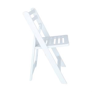 WELL HOME ELO Sedia da giardino pieghevole bianca 44x39x78,5 cm - Product Image 5