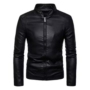 Haute qualité automne hiver noir fermeture éclair dame femmes Faux Pu cuir vestes personnalisé femmes Streetwear vestes à la mode - Product Image 2