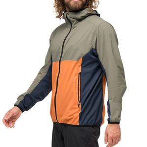 Veste coupe-vent tactique technique en toile imperméable avec logo personnalisé pour fabricant de vêtements 2026, col montant, logo frontal - Product Image 2