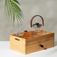 Boîte de rangement polyvalente en bambou pour le salon familial Boîte en bambou faite à la main Décoration de table écologique Vente en gros du Vietnam
