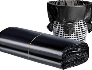 HOT Sales Black <b>Disposable</b> <b>Garbage</b> Bag Plastic Sturdy T Shirt Bags Thickened Grocery Bags Durable - Product Image 2