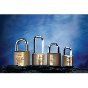 Candado de Cilindro Burg-Wchter 116/30, Cuerpo de Latón de 30 mm, con Llaves Diferentes para Cercas, Enrejados y Puertas - Product Image 1