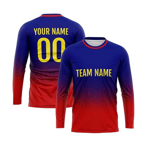 Kit de football respirant Service OEM Maillots de football personnalisés Ensembles d'uniformes de football Maillot de football sublimé - Product Image 3