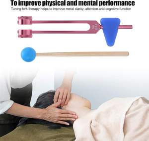 Venta al por mayor de fábrica, calidad superior, 128Hz/512Hz, alimentado por electricidad, grado médico, resistente a la corrosión, curación de sonido de aluminio - Product Image 6