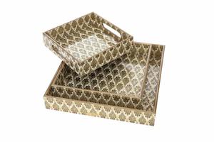 Plateau de service en bois émaillé, élégant, durable et écologique, de qualité supérieure, pour la cuisine - Product Image 3