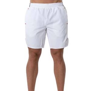 กางเกงขาสั้นจ๊อกกิ้งกีฬาลำลองกลางแจ้งสำหรับผู้ชาย100% ผ้าฝ้ายโพลีเอสเตอร์แห้งเร็วป้องกันรอยยับออกแบบโลโก้ได้ตามต้องการเป็นมิตรกับสิ่งแวดล้อม - Product Image 4