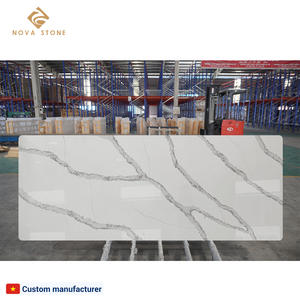 NV867 Planche en quartz à espace ample, fabuleux pour l'hôtellerie, l'ingénierie, l'hôtel, plan de travail de cuisine en pierre de quartz artificielle - Product Image 6
