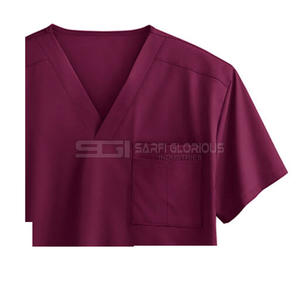 Uniforme de travail pour hommes sur mesure, ensembles d'uniformes, col montant, manches courtes, respirant, anti-froissement, confortable, uniforme de travail pour hommes - Product Image 6