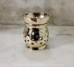 Handicrafts Golden <b>Incense</b> <b>Burner</b> Charcoal Brass Decorative <b>Incense</b> <b>Holder</b> for Home Fragrance Oud and Bakhoor <b>burner</b> - Product Image 3