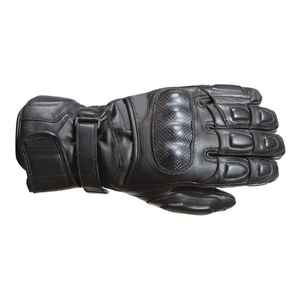 Gants de course à cinq doigts personnalisés longs hiver gants de moto de sport en cuir chauffants protection des jointures en carbone imperméable - Product Image 6