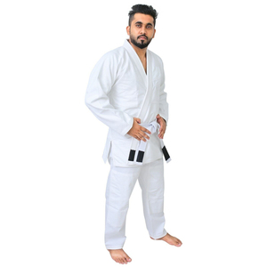 Uniformes de Jiu Jitsu Brasileño al por Mayor Directo de Fábrica, Logos Personalizados, Kimonos de Artes Marciales 100% Algodón Transpirable OEM 450g Unisex - Product Image 2