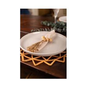 Vente en gros pas cher Anneau de serviette en rotin pour décoration de table avec strass et bling Anneau à boucle pour serviette de table - Product Image 2