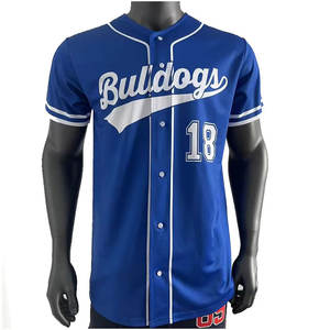 Sublimación Transferencia Softball Desgaste Uniformes de béisbol personalizados Diseños Jersey Camiseta de béisbol - Product Image 1